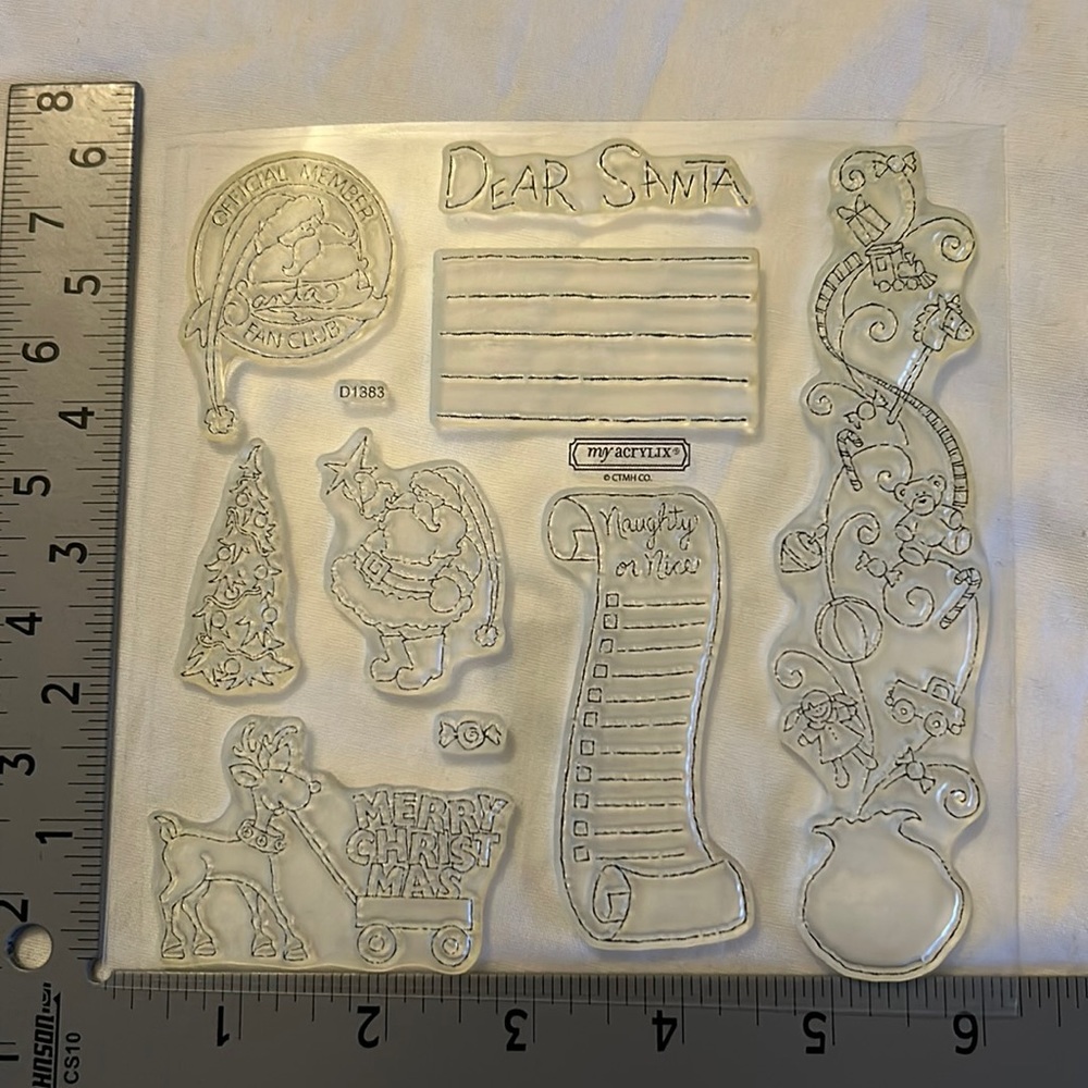 Santa’s List D1383 stamp set
